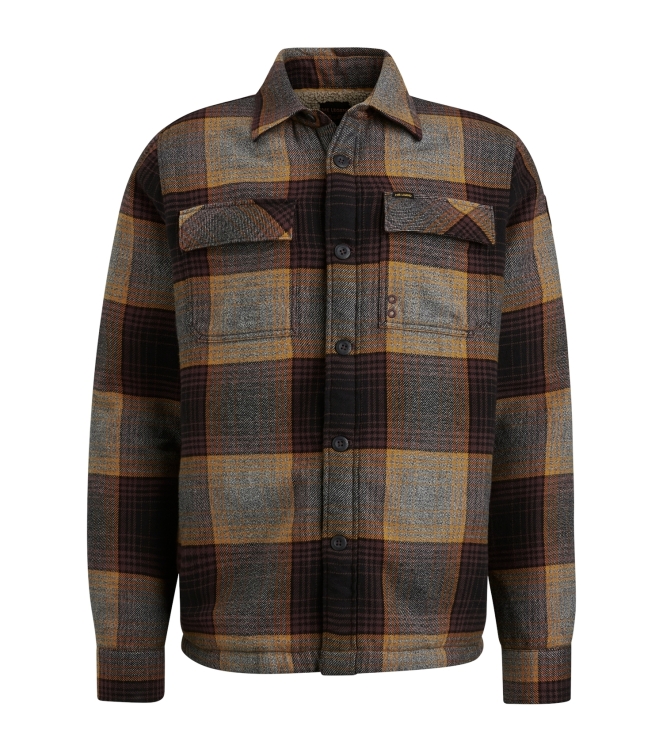 PME Legend Long Sleeve Shirt Flanel Yarndyed 8200 Fudge