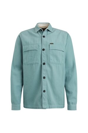 PME Legend Long Sleeve Shirt Ctn Moleskin 5152 Smoke Blue