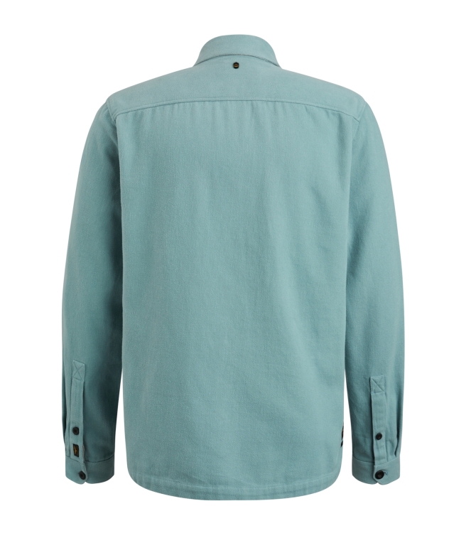 PME Legend Long Sleeve Shirt Ctn Moleskin 5152 Smoke Blue