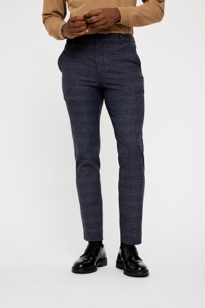 Plain JOSH 083 DARK BLUE CHECK dark blue check
