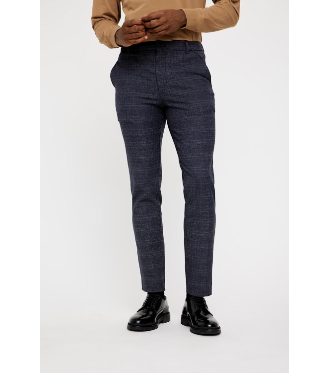 Plain JOSH 083 DARK BLUE CHECK dark blue check