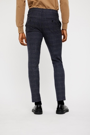 Plain JOSH 083 DARK BLUE CHECK dark blue check