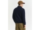 Gant SUPERFINE LAMBSWOOL HALF ZIP 410 MARINE
