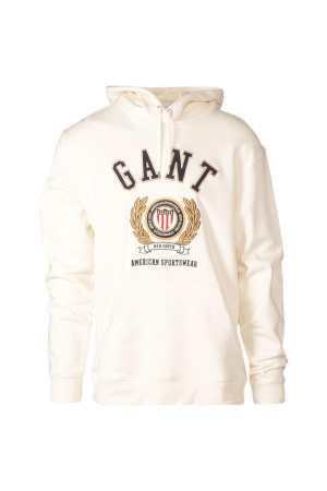 Gant CREST SWEAT HOODIE 130 CREAM