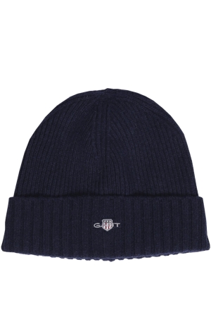 Gant UNISEX. SHIELD WOOL BEANIE 410 MARINE