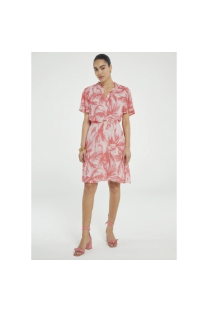 Fabienne Chapot Myla butterfly dress 7019-4310-PAL Pink Grapefruit/Char