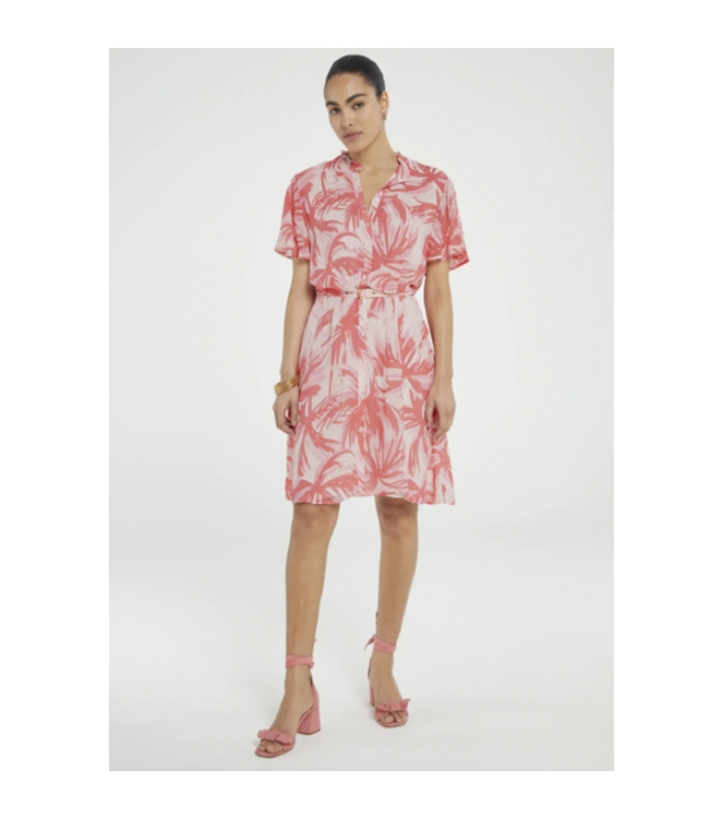 Fabienne Chapot Myla butterfly dress 7019-4310-PAL Pink Grapefruit/Char