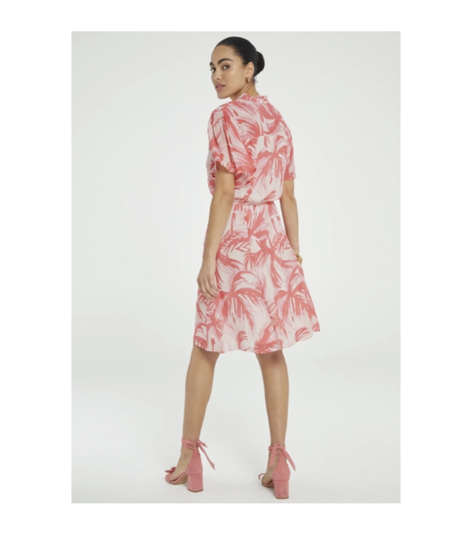 Fabienne Chapot Myla butterfly dress 7019-4310-PAL Pink Grapefruit/Char