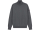 Paul and Shark Merino Wool Turtleneck w. iconic badge 664 Grey