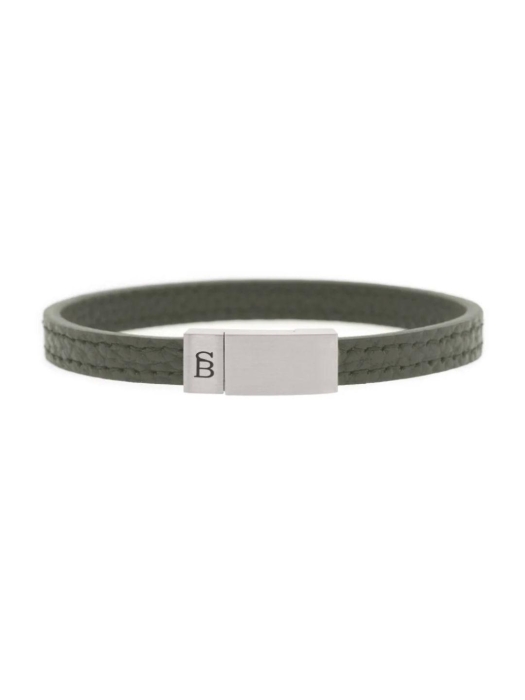 Steel and Barnett Leather Bracelet LBG/003 Iron