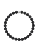 Steel and Barnett Stones Bracelet SBB/023 Matt Black