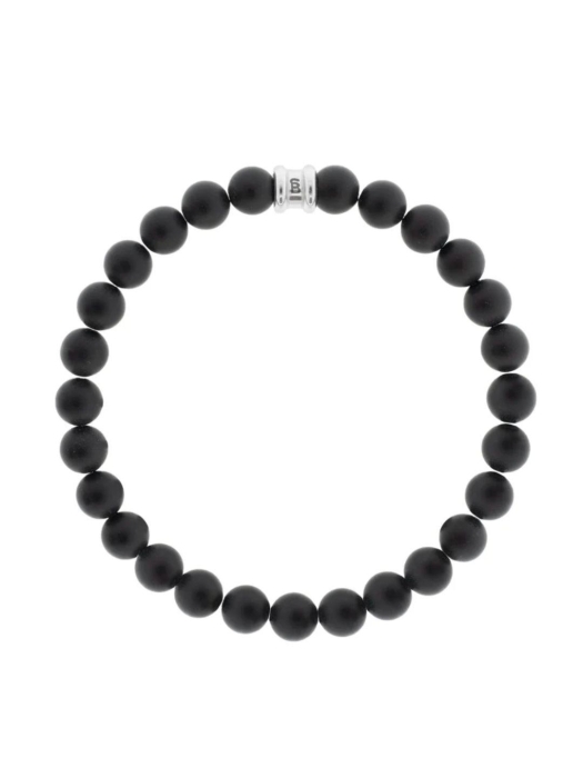 Steel and Barnett Stones Bracelet SBB/023 Matt Black