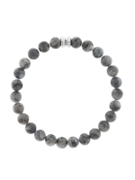 Steel and Barnett Stones Bracelet SBB/017 Matt smoky