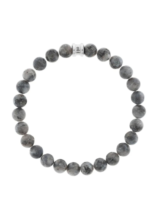 Steel and Barnett Stones Bracelet SBB/017 Matt smoky