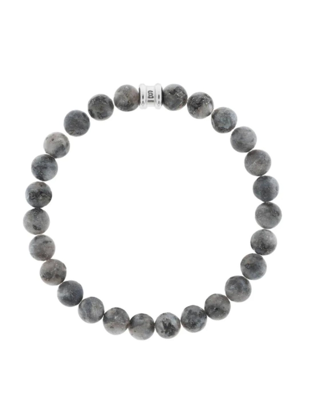 Steel and Barnett Stones Bracelet SBB/017 Matt smoky