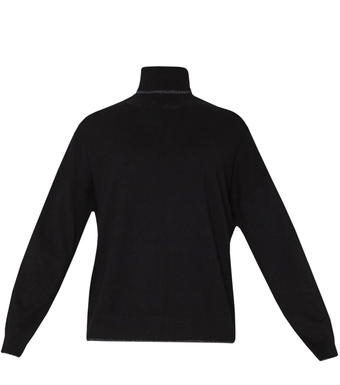 Liu Jo f.12 Basic Shine Sweater Nero