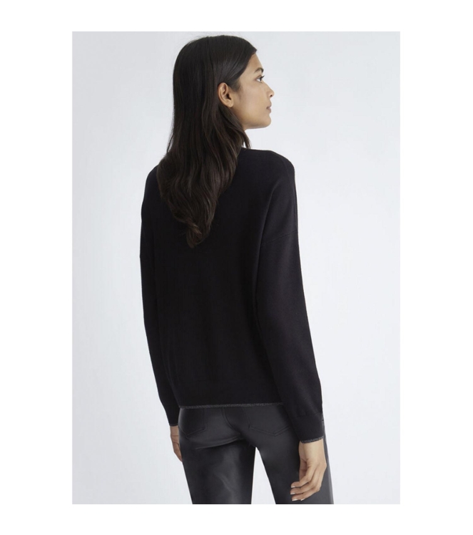 Liu Jo f.12 Basic Shine Sweater Nero