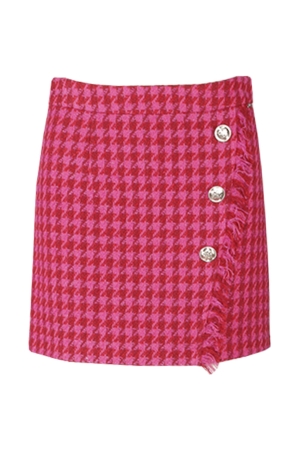 Liu Jo LiuJo Jackuard PDP Skirt Dark Fuxia