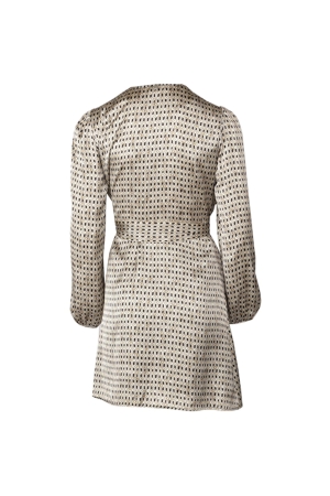 Liu Jo LiuJo Satin Stampato Dress Natural Geom.Chain
