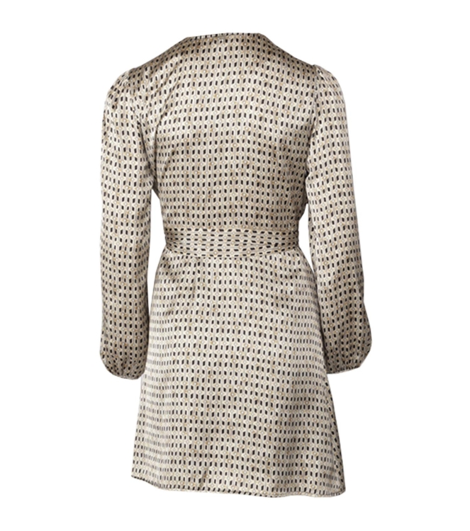 Liu Jo LiuJo Satin Stampato Dress Natural Geom.Chain