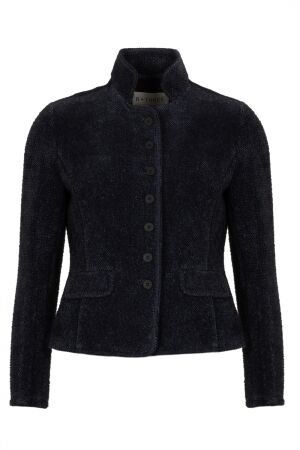 B-Three Soft unlined jacket 489_ink blue melange