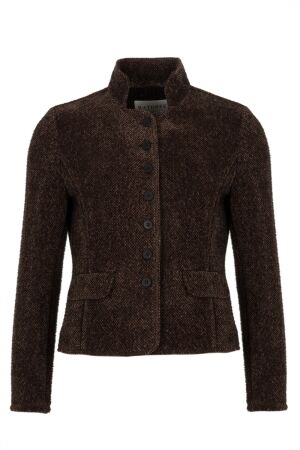 B-Three Soft unlined jacket 746_brown melange