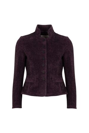 B-Three Soft unlined jacket 546 Violet red