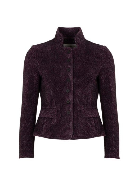 B-Three Soft unlined jacket 546 Violet red