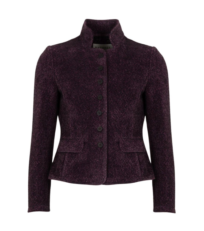 B-Three Soft unlined jacket 546 Violet red