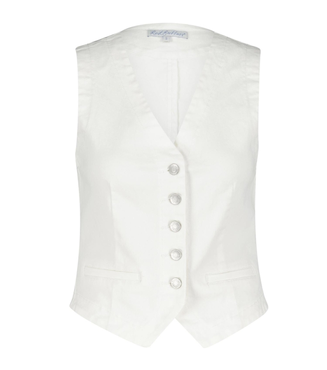 Red Button Waistcoat offwhite Off White