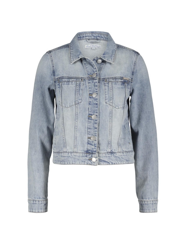 Red Button Jackie cotton denim Denim blue