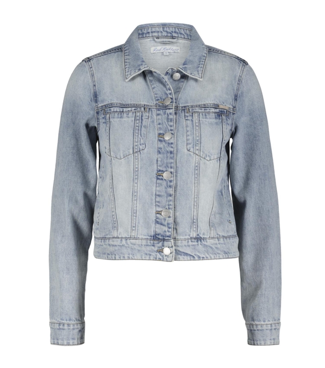 Red Button Jackie cotton denim Denim blue