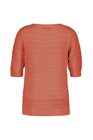 Red Button Sweet pointelle Light flamengo
