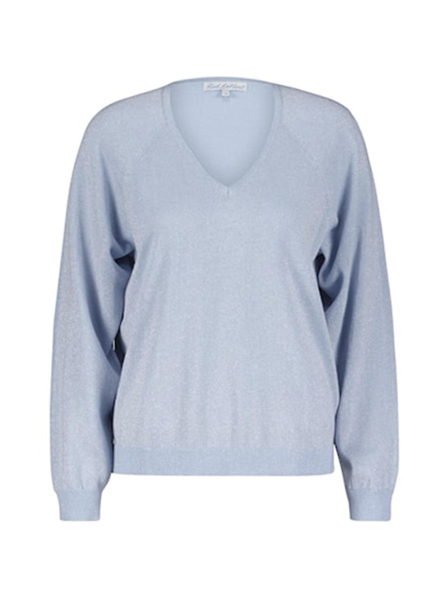 Red Button Fay fine knit lurex Blue/silver