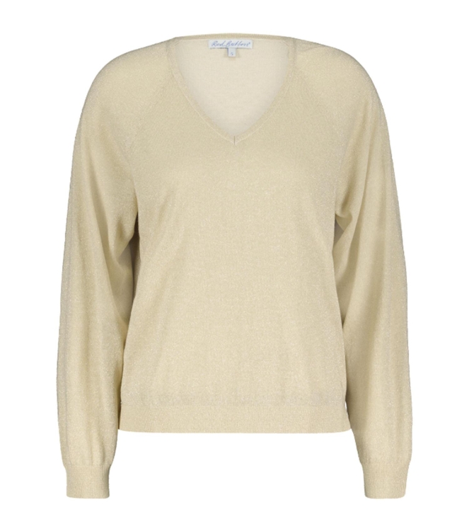 Red Button Fay fine knit lurex Champagne/gold