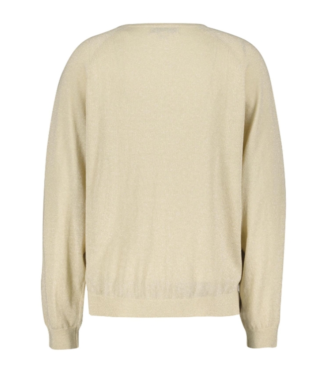 Red Button Fay fine knit lurex Champagne/gold