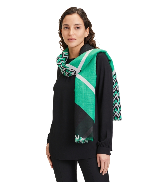 Betty Barclay Schals 9850 Black/Green