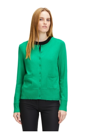 Betty Barclay Strickjacke Kurz 1/1 Arm 5551 Jolly Green