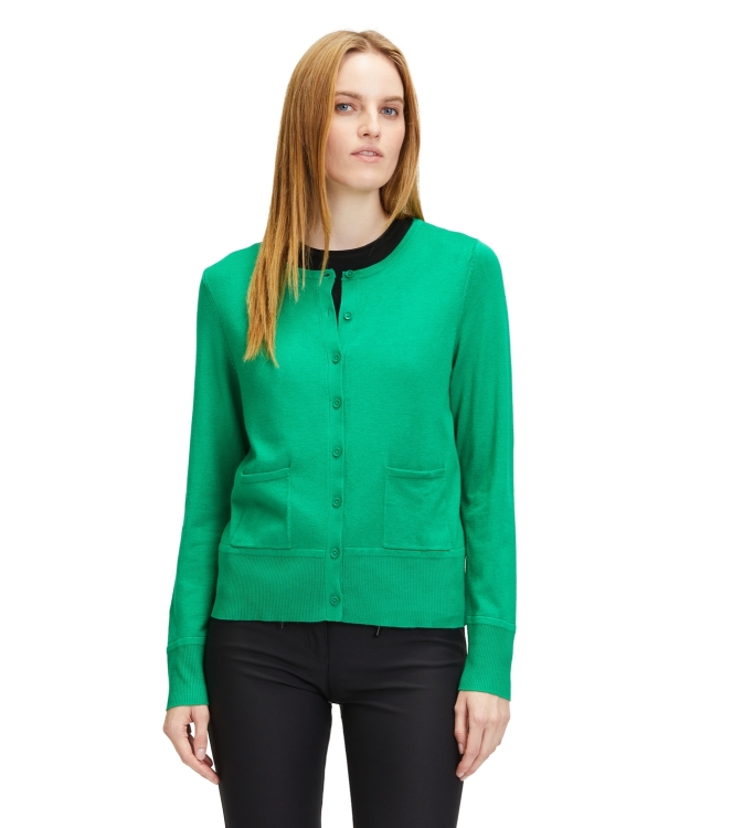 Betty Barclay Strickjacke Kurz 1/1 Arm 5551 Jolly Green