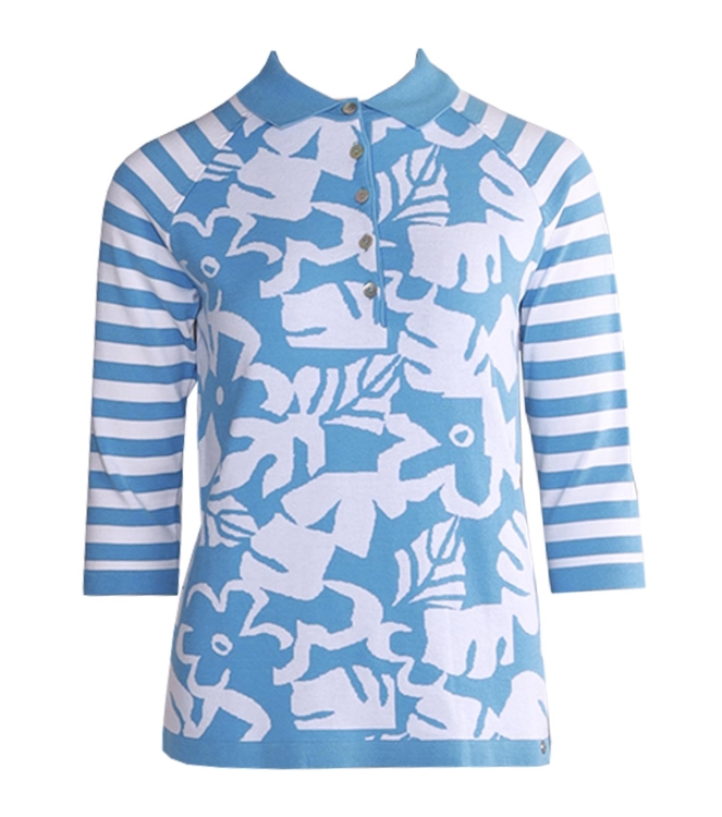 Golle Haug Pullover LOS 3/4 Arm 640 Azur