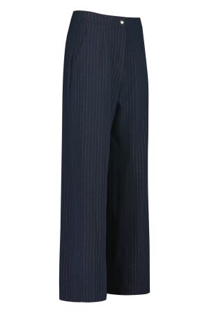 Studio Anneloes Holly lurex stripe trousers 6902 darkblue/gold