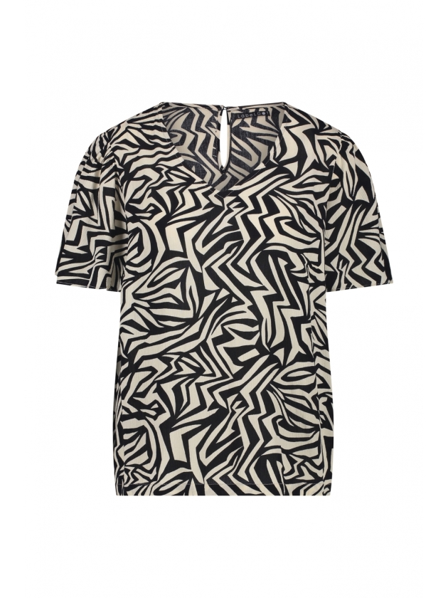 Label Dot Alexia 951 Zwart / Zand