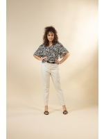 Label Dot Alexia 951 Zwart / Zand