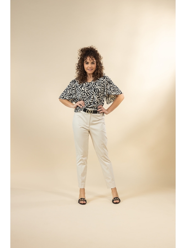 Label Dot Alexia 951 Zwart / Zand