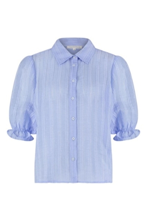 Tramontana Blouse Puff Sleeve Smock 5040 Light blue