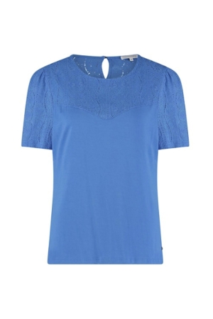 Tramontana Top Jersey Lace S/S 5800 Aqua