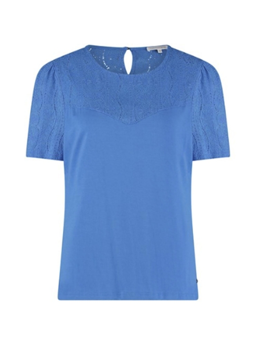Tramontana Top Jersey Lace S/S 5800 Aqua