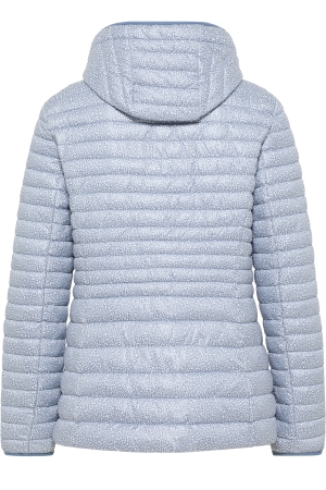 Lebek Jacke Stepp mit Kapuze 782 Denim