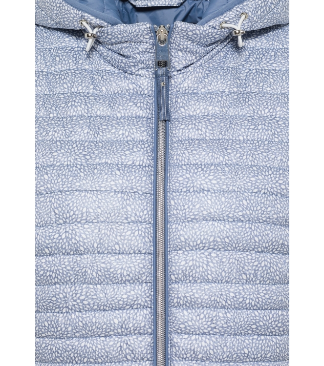 Lebek Jacke Stepp mit Kapuze 782 Denim
