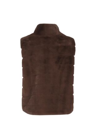 Ornella Gilette Faux Fur Lichtbruin